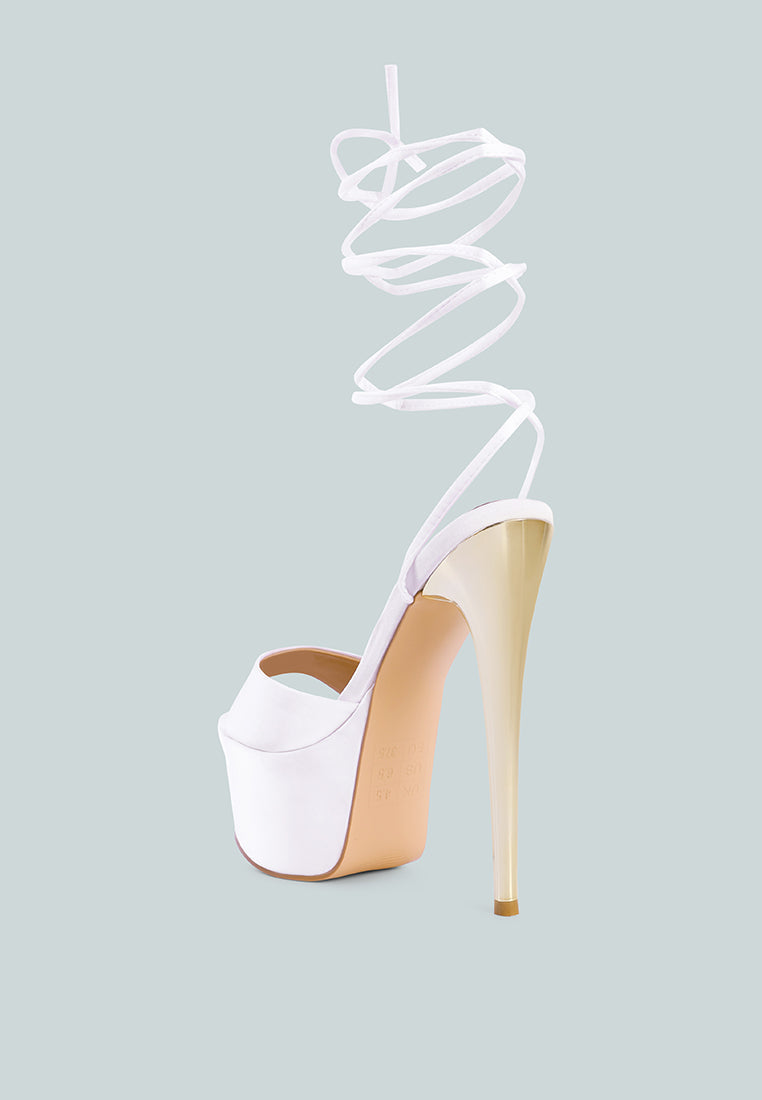 Passion Fruit Dramatic Platform Lace-Up Heel Sandals-2