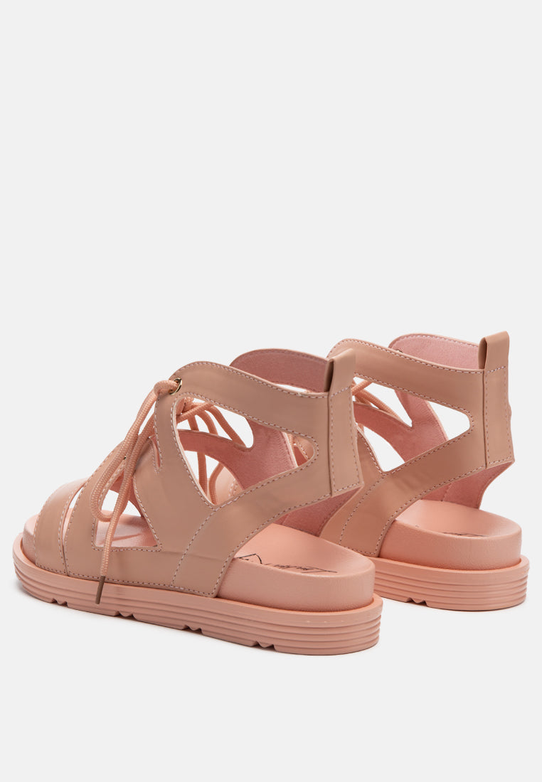 Voopret Tie-Up Flat Sandals-3
