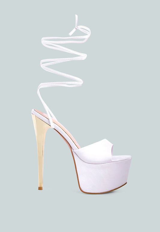 Passion Fruit Dramatic Platform Lace-Up Heel Sandals-0