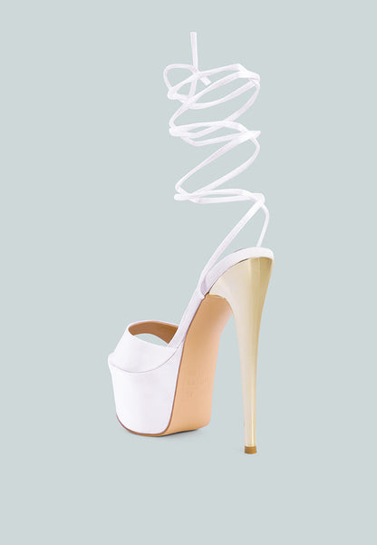 Passion Fruit Dramatic Platform Lace-Up Heel Sandals-2