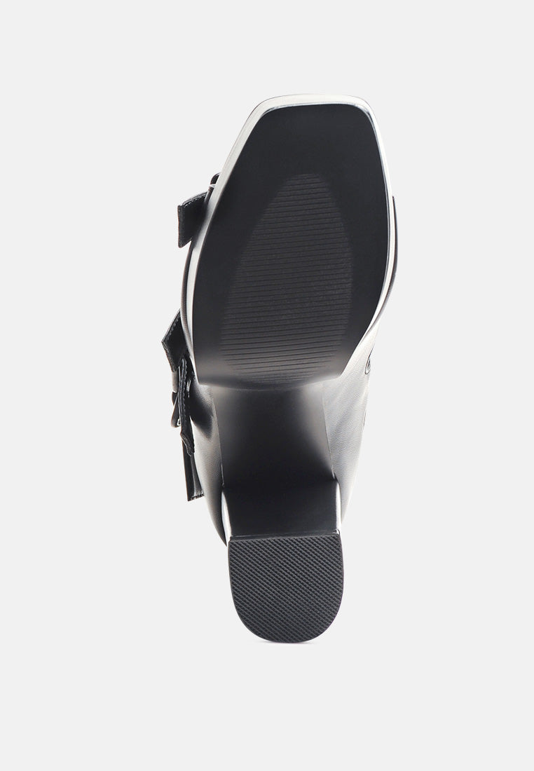 Sarouchi Caged Gladiator Platform Sandals-4